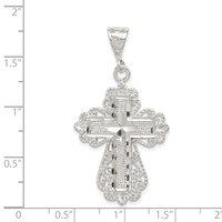 Sterling Silver Cross Pendant view 3