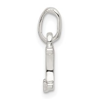 Sterling Silver Letter I with Enamel Pendant view 2