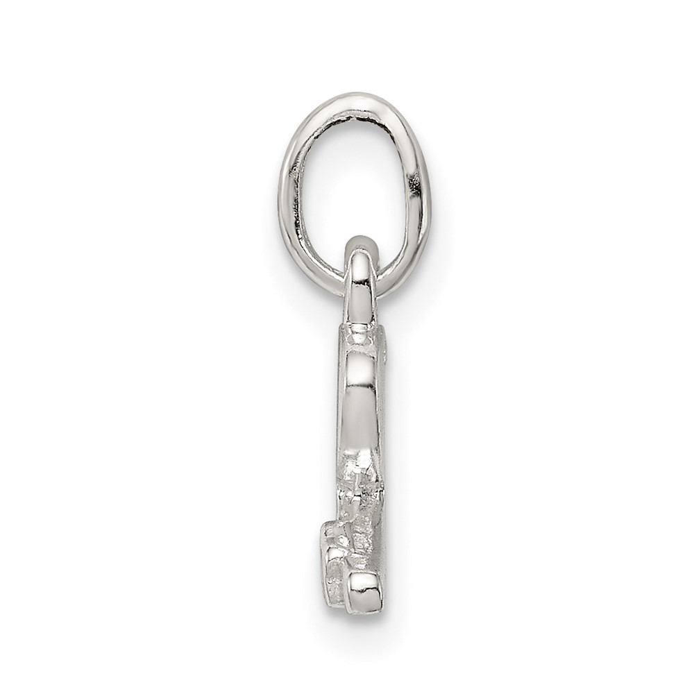 Sterling Silver Letter R with Enamel Pendant (QC7935R)