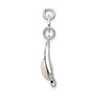 Sterling Silver Enameled Penguin Pendant view 2