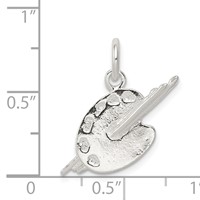 Sterling Silver Palette Charm view 3