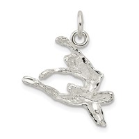 Sterling Silver Ballerina Charm view 4