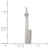 Sterling Silver Comb Charm view 3