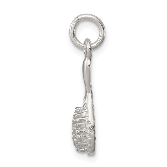 Sterling Silver Brush Charm