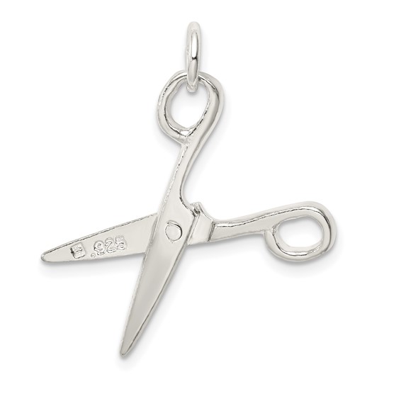 Sterling Silver Scissors Charm