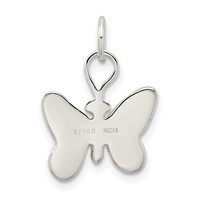 Sterling Silver Butterfly Charm view 4