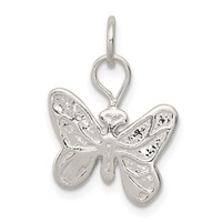 Sterling Silver Butterfly Charm view 1