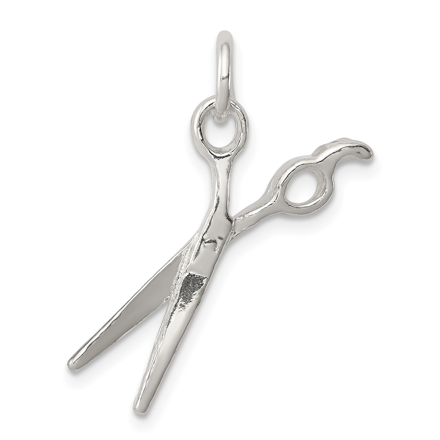 Sterling Silver Scissors Charm (QC810)
