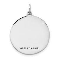 Sterling Silver Rhodium-plated Sister Pendant view 3