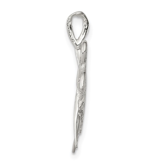 Sterling Silver Comb & Scissors Charm