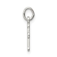 Sterling Silver Polished Cross Charm view 2
