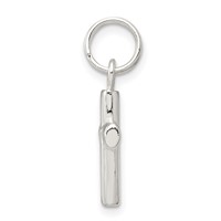 Sterling Silver Polished Love Cross Charm view 2