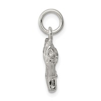 Sterling Silver Revolver Charm view 2