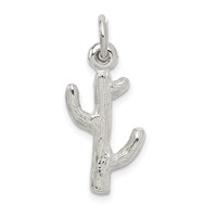 Sterling Silver Cactus Charm view 1