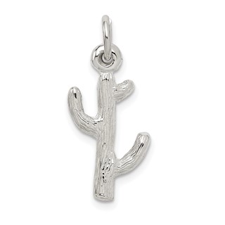 Sterling Silver Cactus Pendants