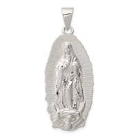 Sterling Silver Polished Religious Pendant view 1