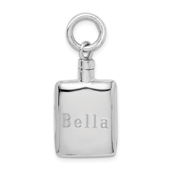 Sterling Silver Rectangular Ash Holder