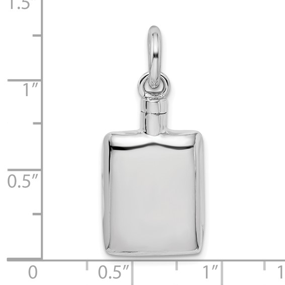 Sterling Silver Rectangular Ash Holder