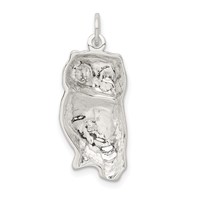 Sterling Silver Owl Charm view 4