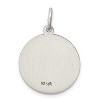Sterling Silver Antiqued and Brushed Pope Francis Medal view 4