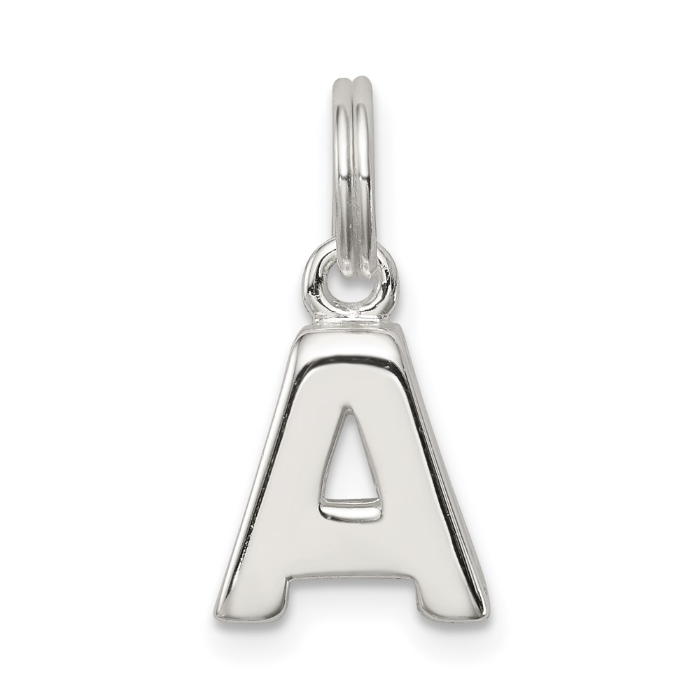 Sterling Silver Letter A Initial Charm (QC8460A)
