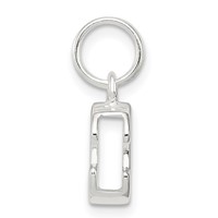 Sterling Silver Letter C Initial Charm view 2