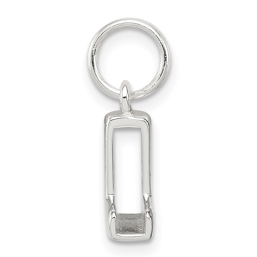 Sterling Silver Letter L Initial Charm (QC8460L)