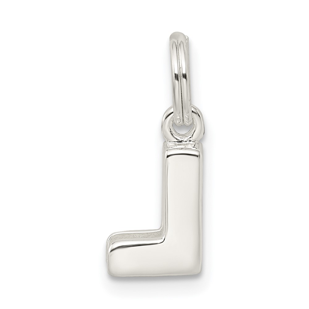 Sterling Silver Letter L Initial Charm (QC8460L)