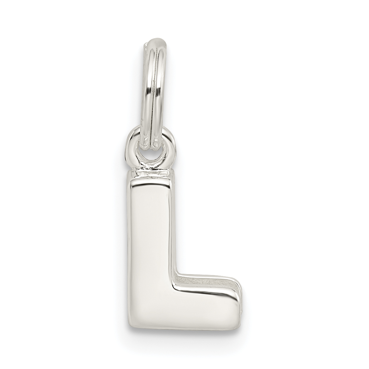 Sterling Silver Letter L Initial Charm (QC8460L)