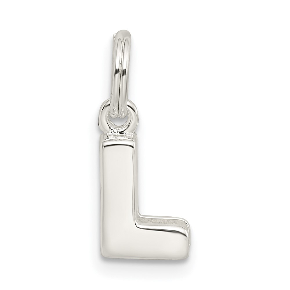 Sterling Silver Letter L Initial Charm (QC8460L)