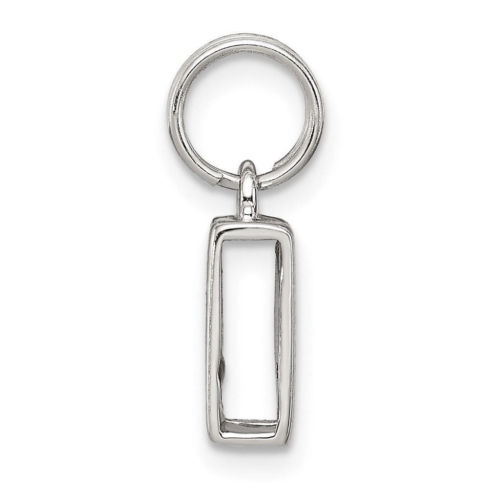 Sterling Silver Letter N Initial Charm (QC8460N)