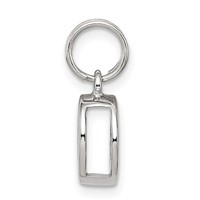 Sterling Silver Letter O Initial Charm view 2