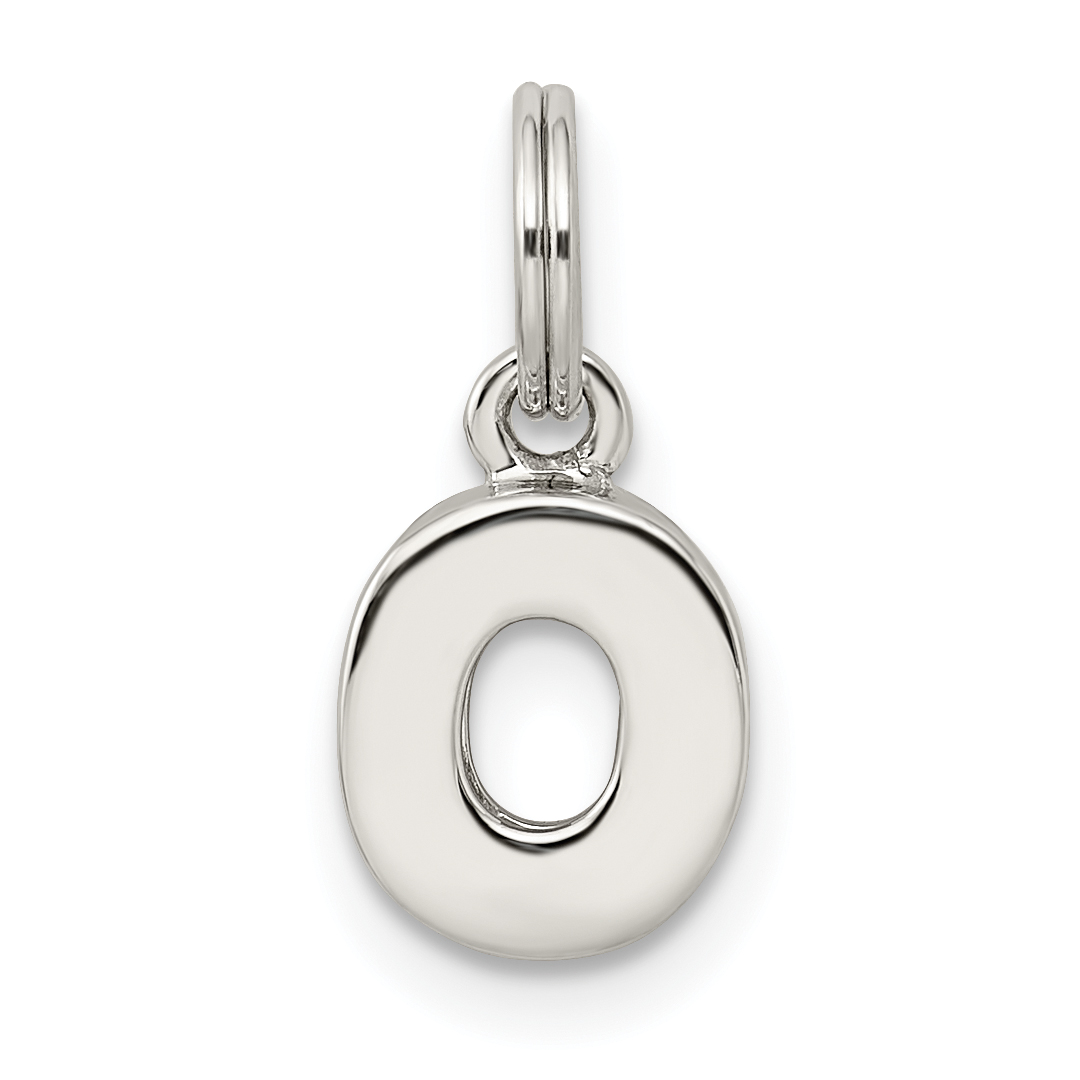 Sterling Silver Letter O Initial Charm (QC8460O)