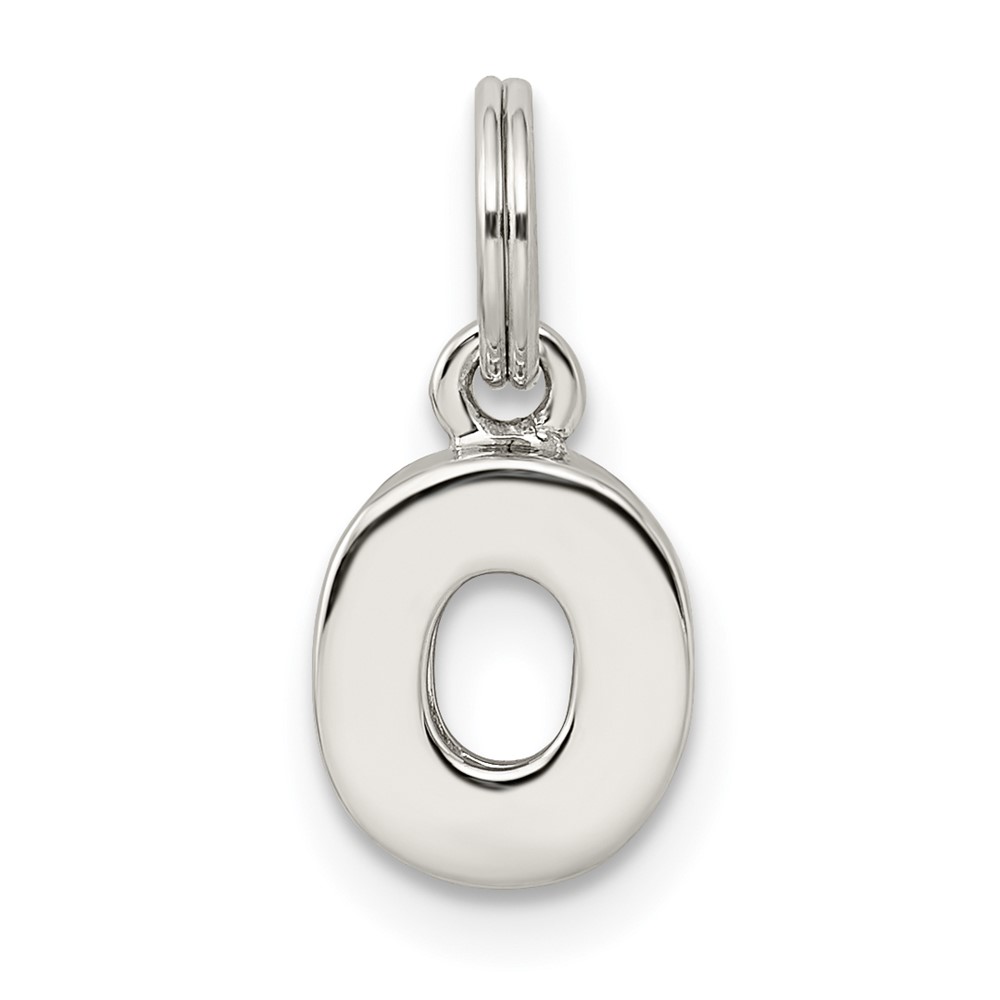 Sterling Silver Letter O Initial Charm (QC8460O)