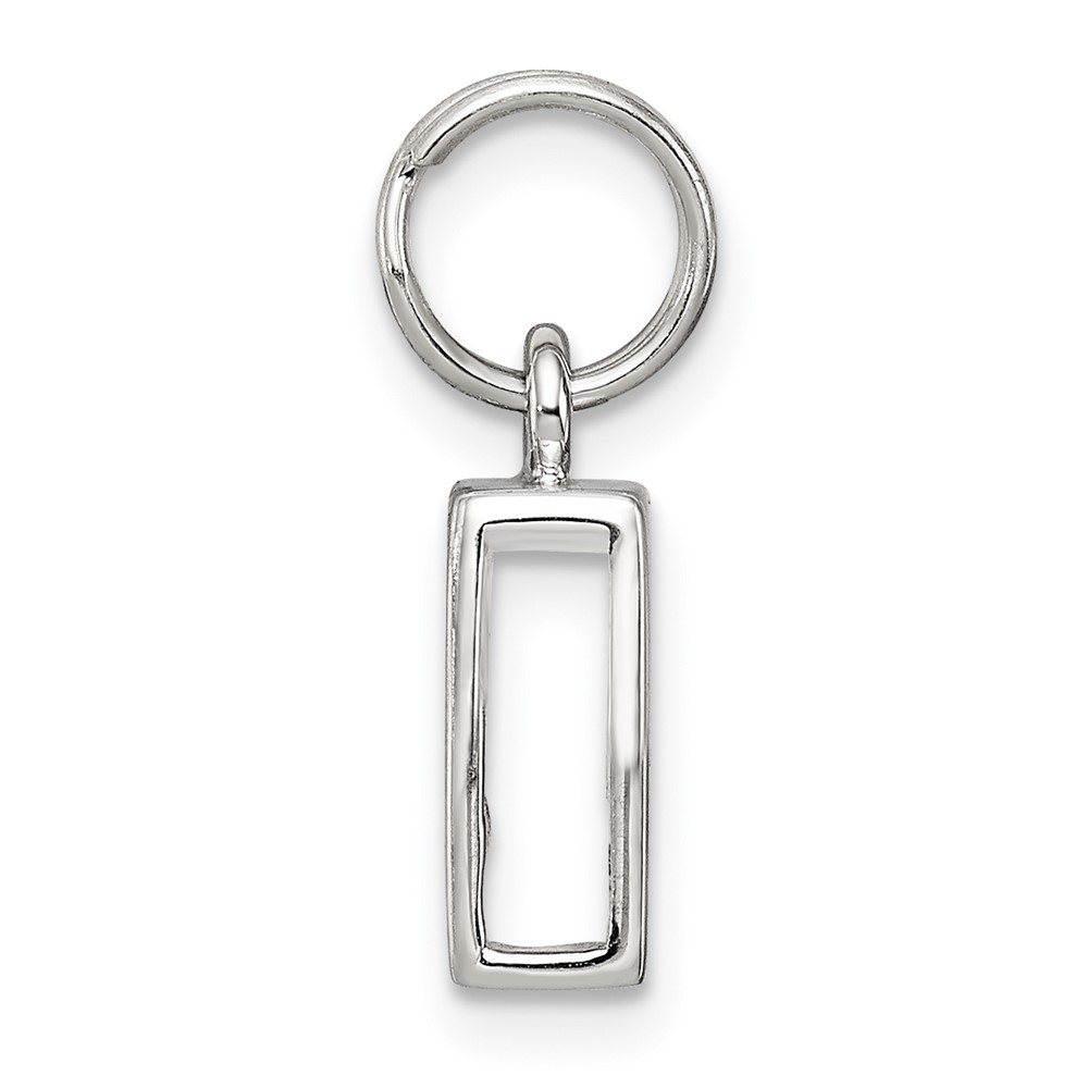 Sterling Silver Letter P Initial Charm (QC8460P)