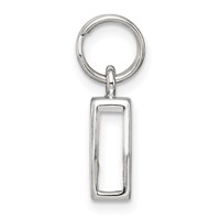 Sterling Silver Letter P Initial Charm view 2