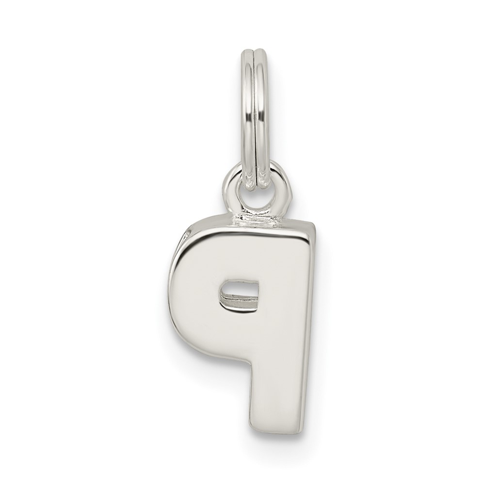 Sterling Silver Letter P Initial Charm (QC8460P)