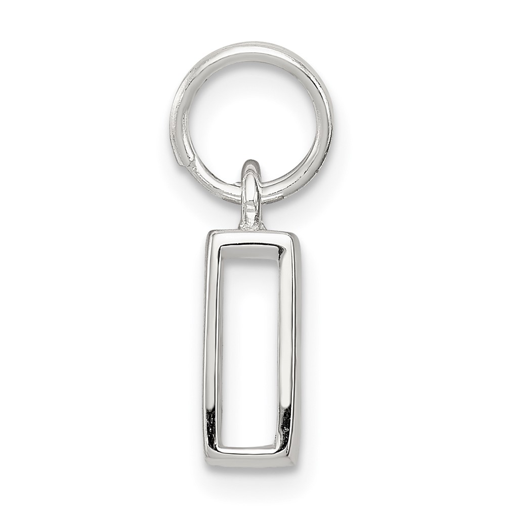 Sterling Silver Letter R Initial Charm (QC8460R)