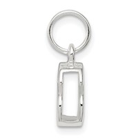 Sterling Silver Letter S Initial Charm view 2