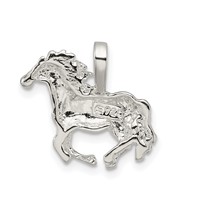 Sterling Silver Horse Charm view 4