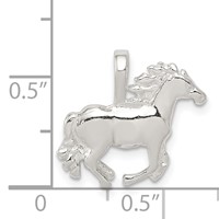 Sterling Silver Horse Charm view 3