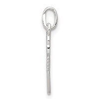 Sterling Silver Polished Feet Pendant view 2