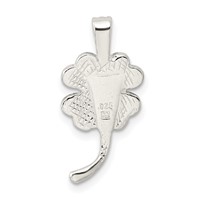 Sterling Silver 4-leaf Clover Charm view 4