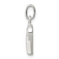 Sterling Silver Polished Awareness Charm view 2