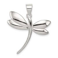 Sterling Silver Dragonfly Pendant view 1