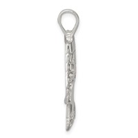 Sterling Silver Polished Nefertiti Head Pendant view 2