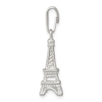Sterling Silver Polished Eiffel Tower Charm view 2