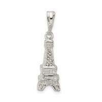 Sterling Silver Polished Eiffel Tower Charm view 4