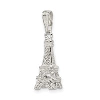 Sterling Silver Polished Eiffel Tower Charm view 5
