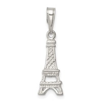 Sterling Silver Polished Eiffel Tower Charm view 1